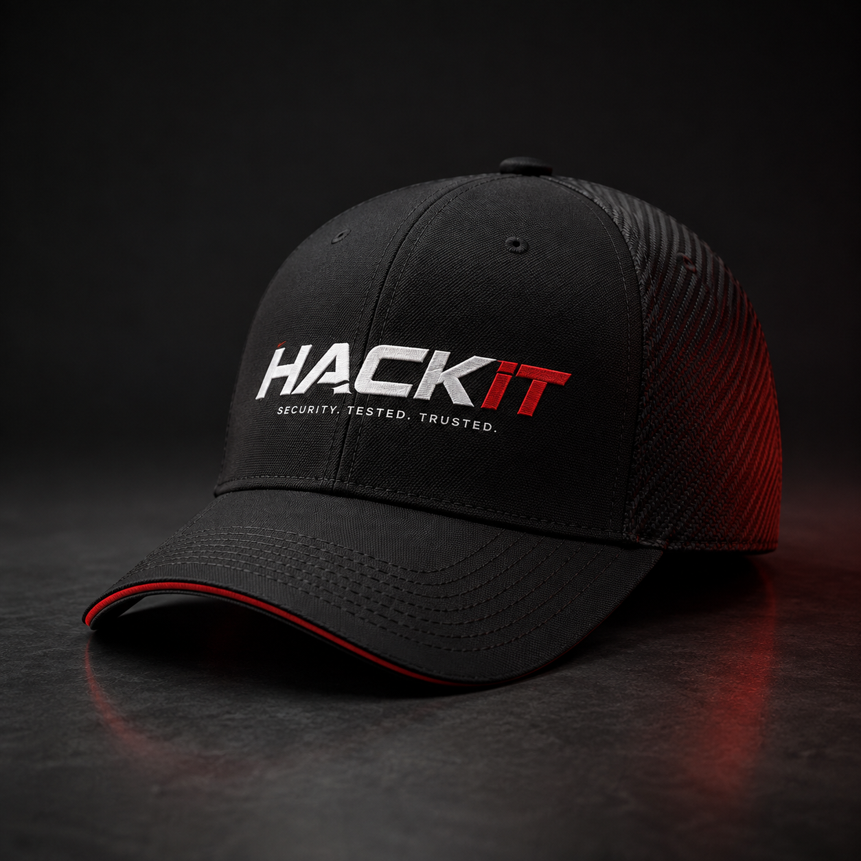 Black HackIT performance cap